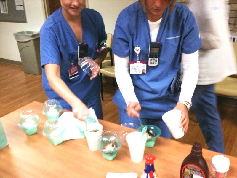 Nurses getting ice cream Nurses getting ice cream